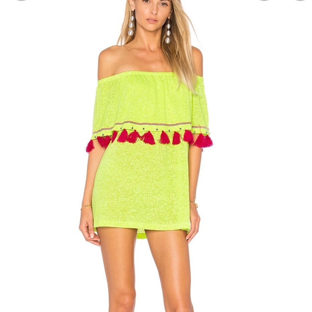 Pitusa Ibiza Mini Dress in Green STANDARD